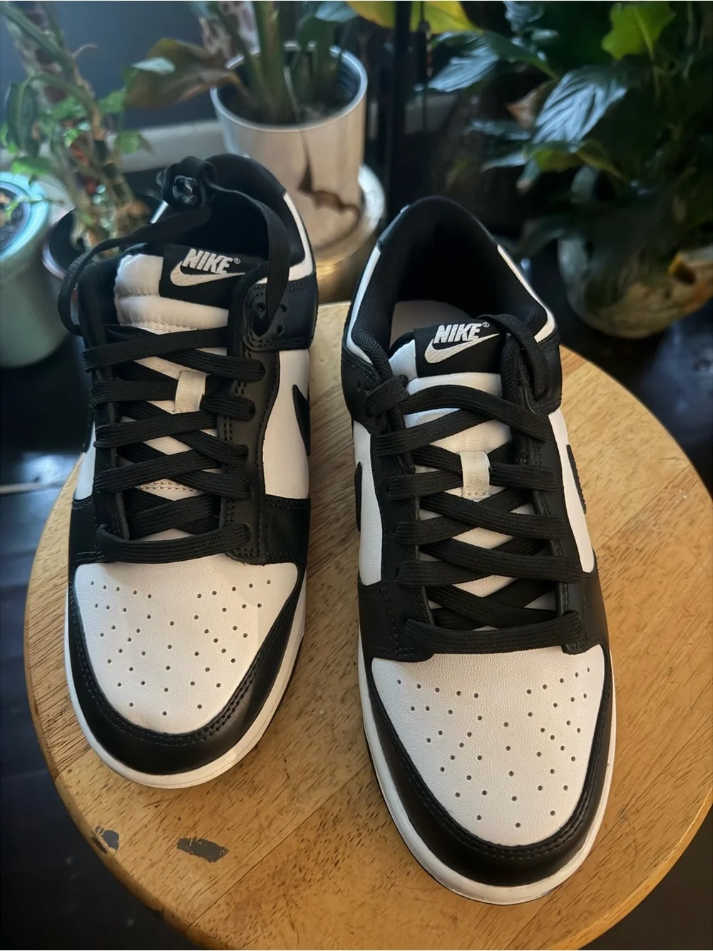 Nike Black and White Low-Top Sneakers